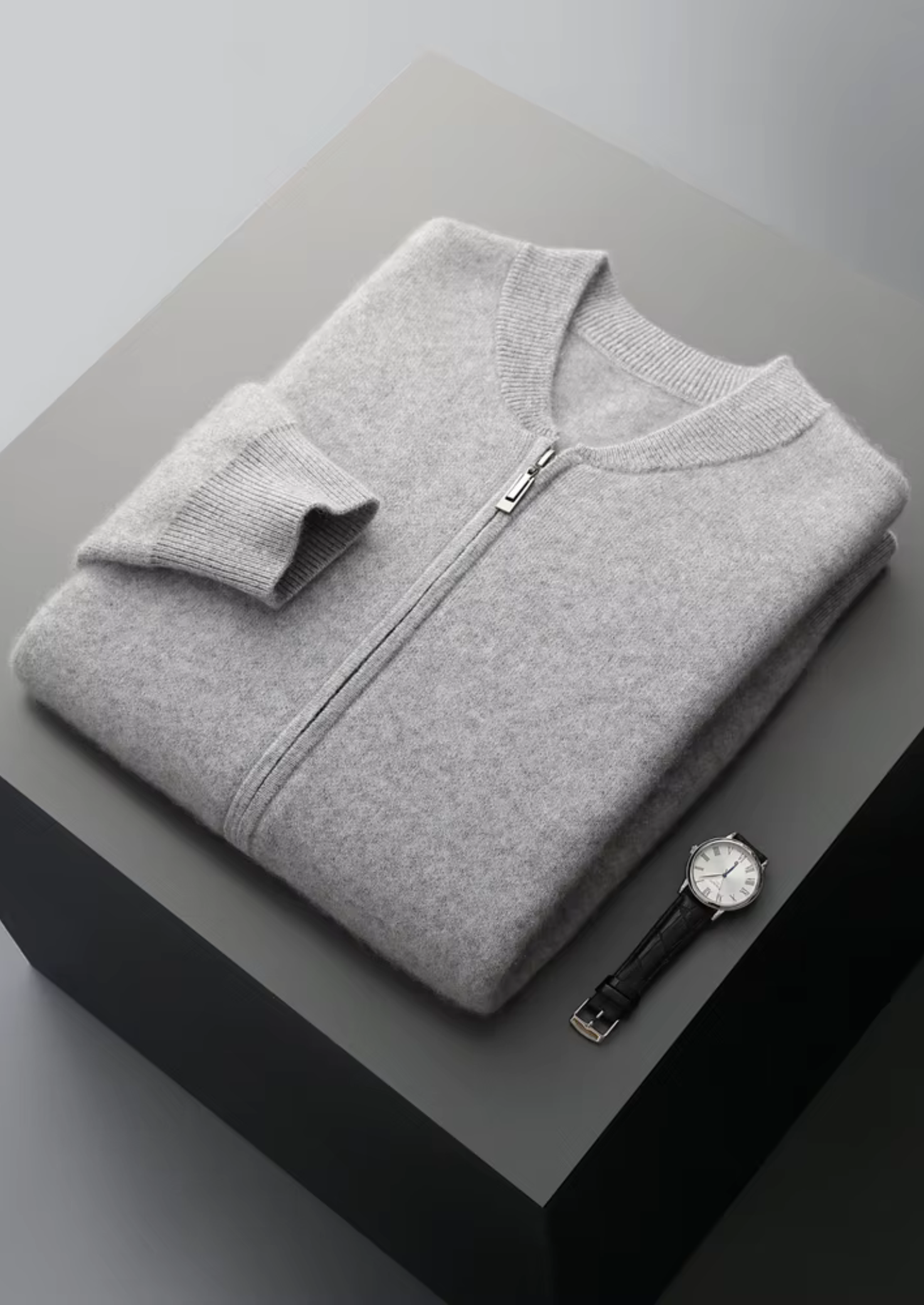 Wool V-neck Cardigan