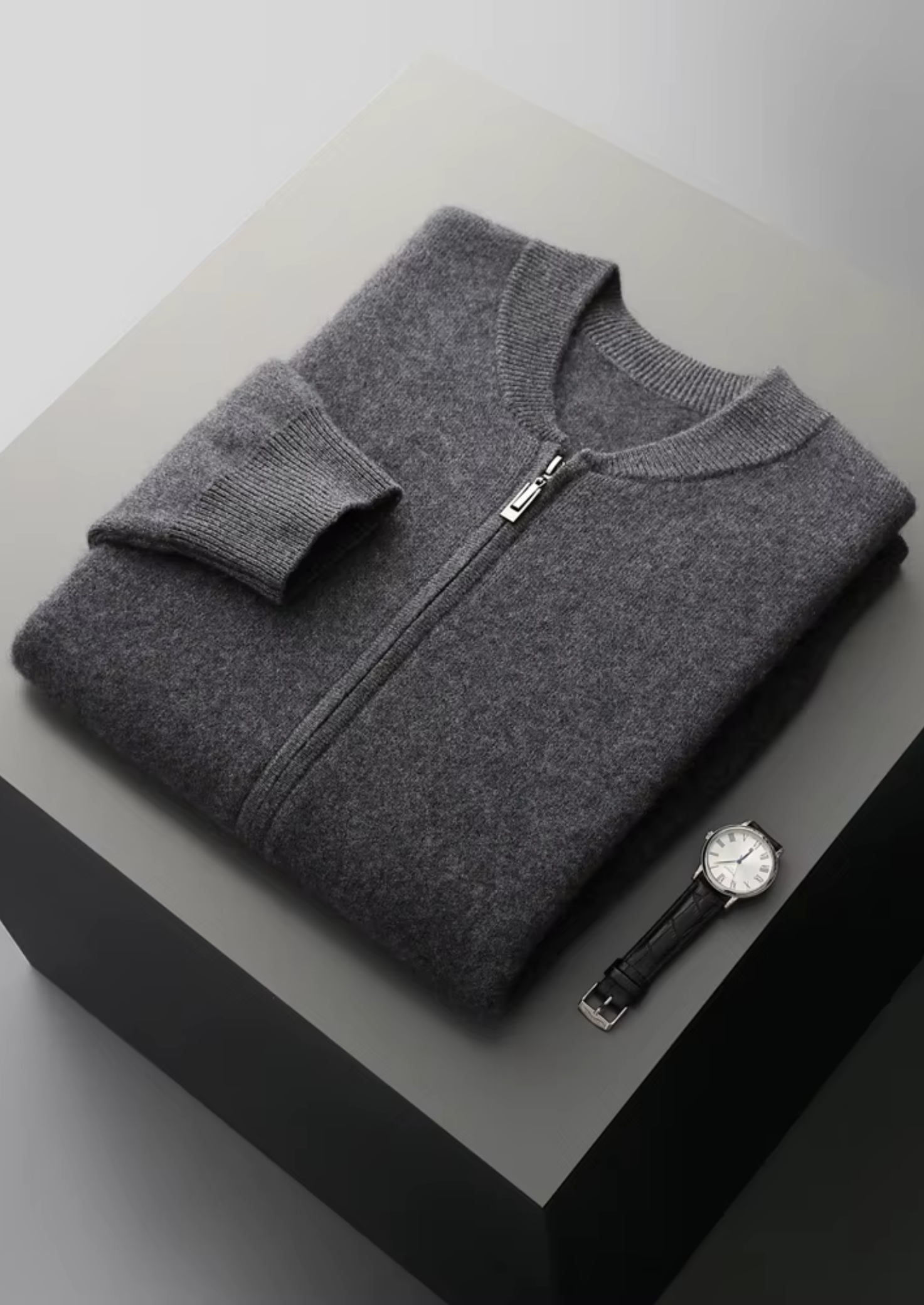 Wool V-neck Cardigan