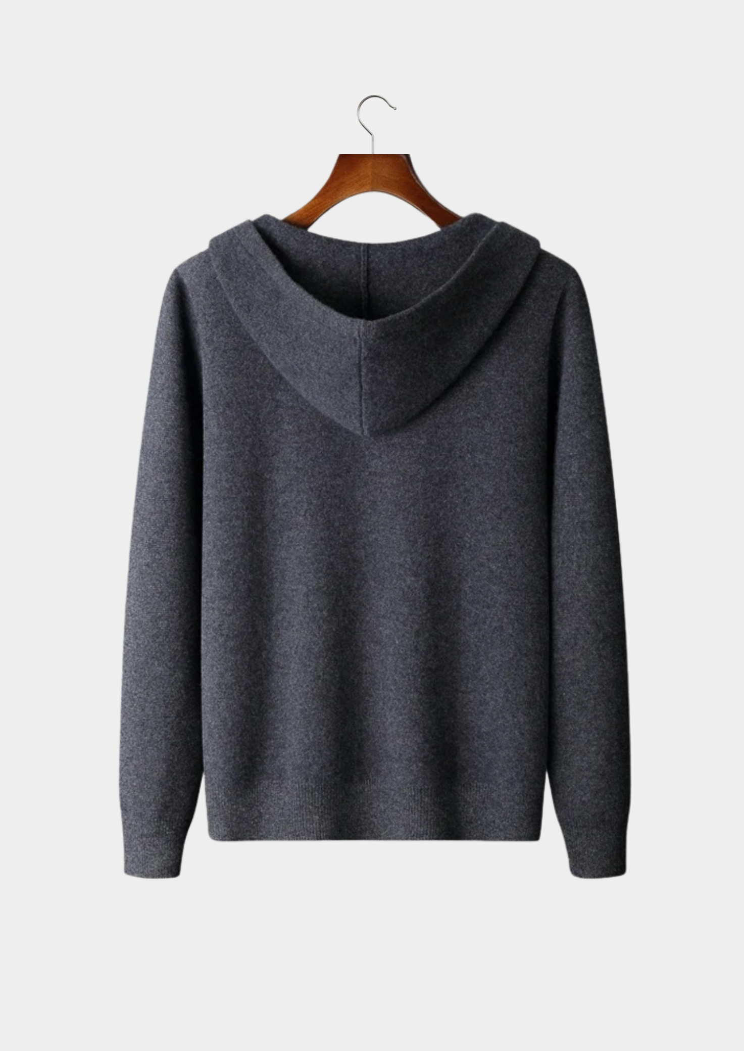 100% CASHMERE ZIPPER HOODIE