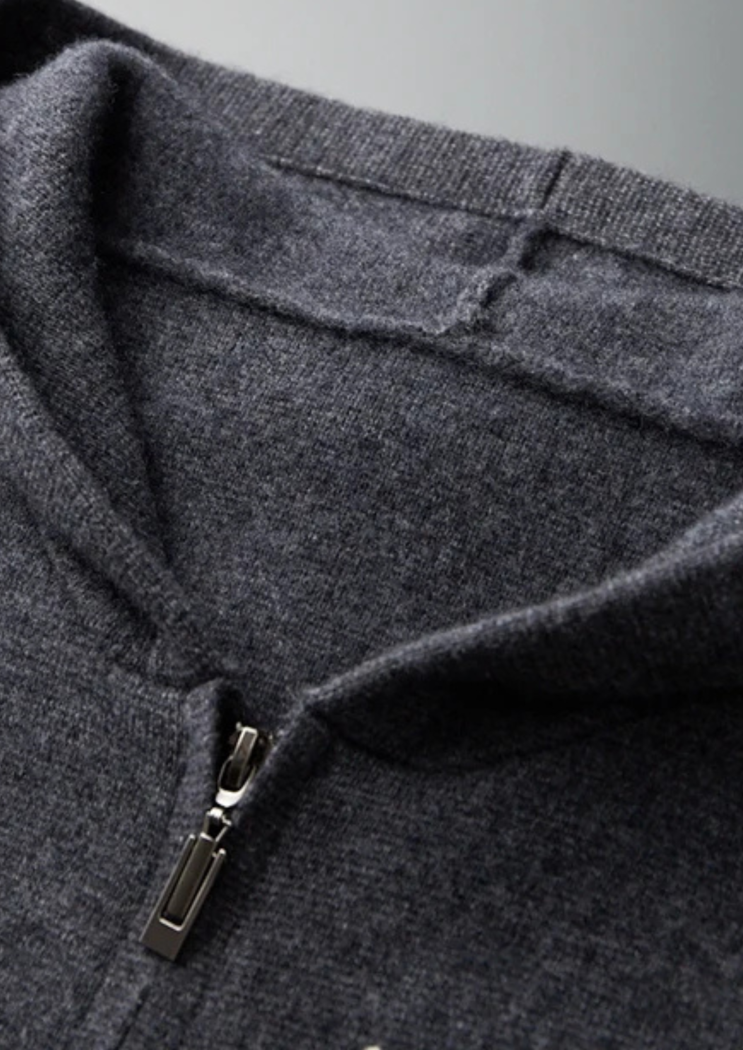 100% CASHMERE ZIPPER HOODIE