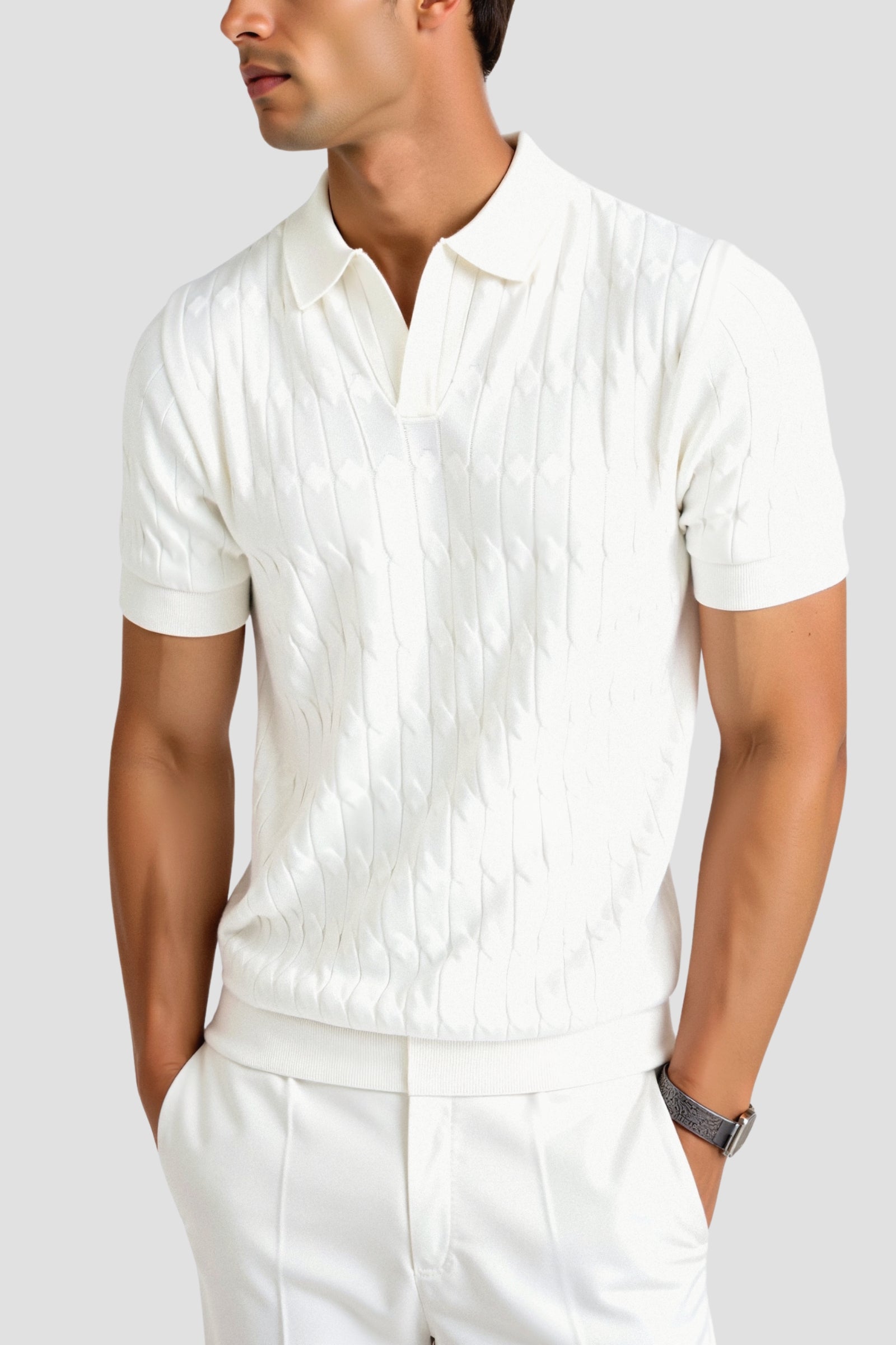 Premium V-Neck Polo
