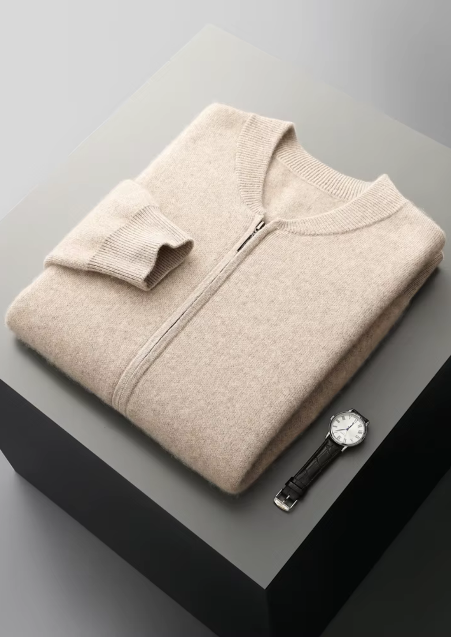 Wool V-neck Cardigan