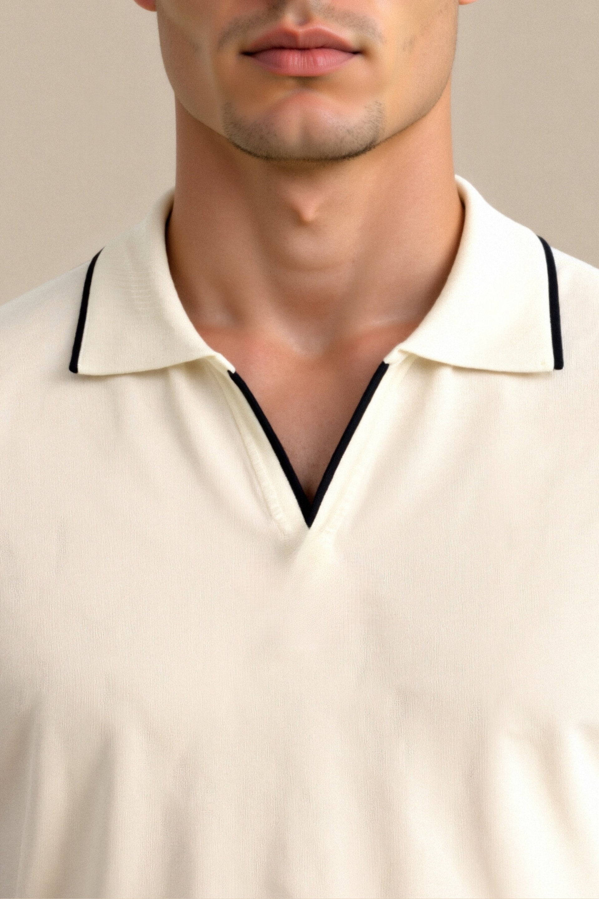 Alexander Contrast Slim Fitted Polo